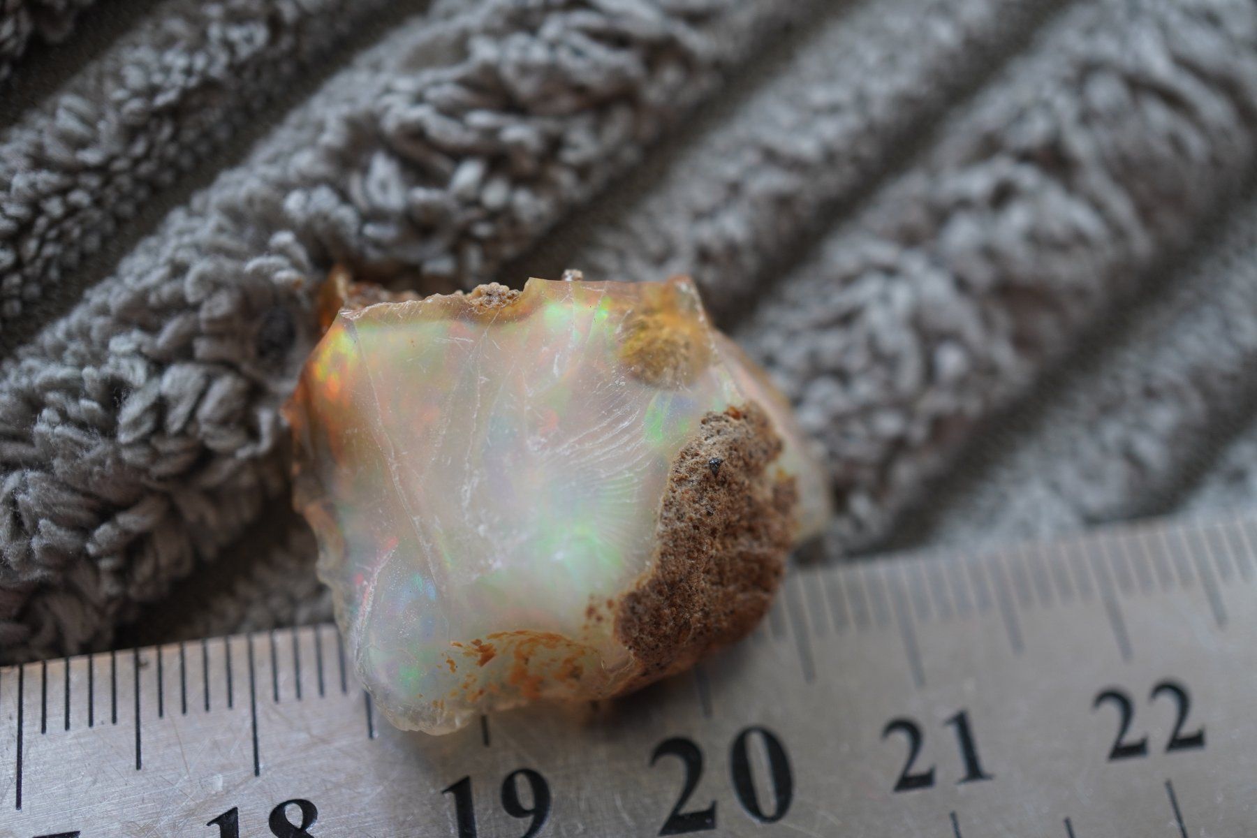 Minerali & Pietre curative: Opal Rohstein  23mm x 25mm    ab  1.-     Räumung – Nuovo e nell'imballaggio originale da Eschenbach SG venduto da topstone 7