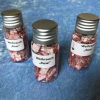 Räucherwerk Weihrauch "Rose", 3 Gläsli