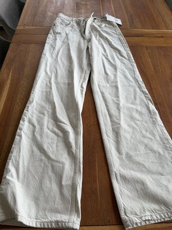 Zara Wide Leg Jeans weiss Grösse 38 neu mit Etikett