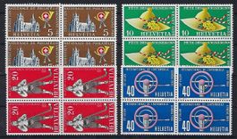 Werbemarken 1955 Viererblocks postfrisch   14495