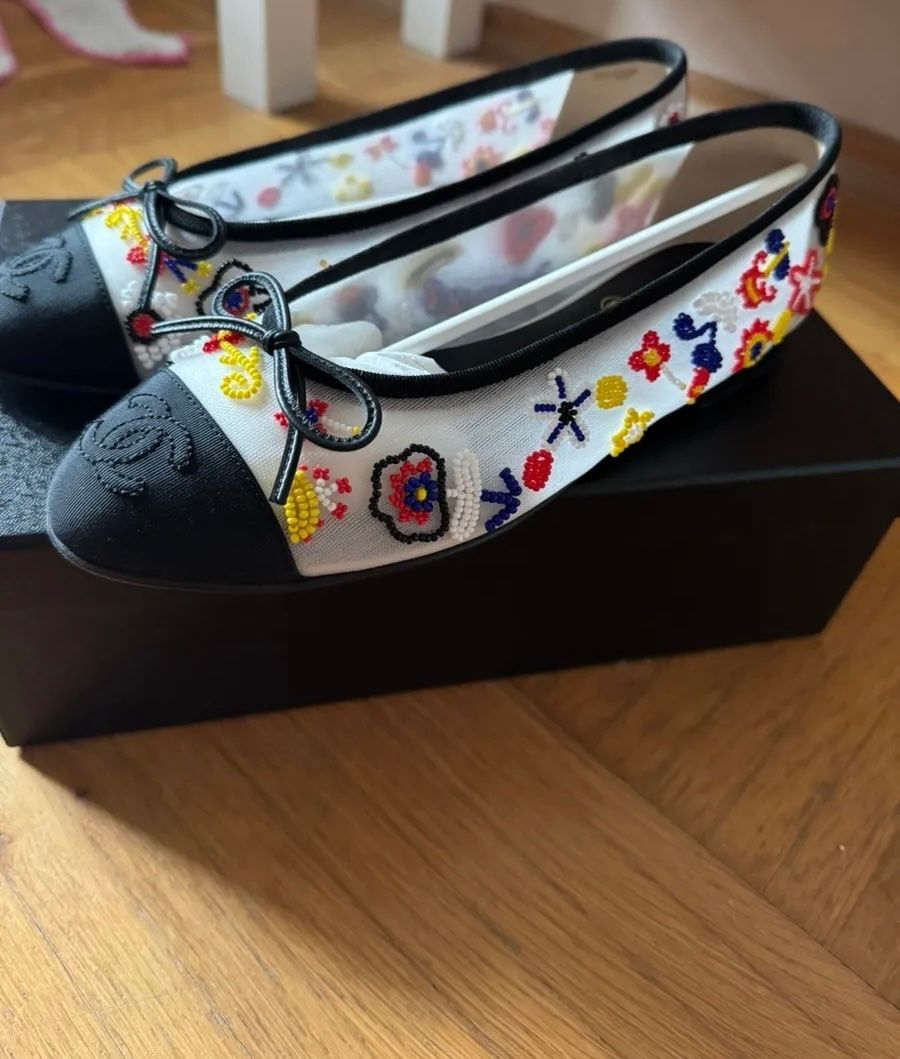Chanel Scarpe da donna: Chanel Coco Beach Ballerinas, Gr. 37.5 – Nuovo (secondo la descrizione) da Triesen venduto da atos87 3