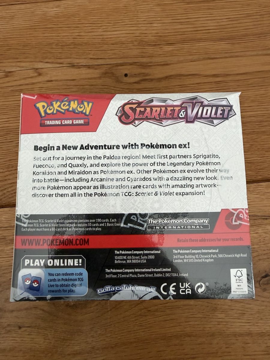 Pokémon Carte collezionabili: Pokemon Scarlet & Violet Base Display – Nuovo e nell'imballaggio originale da Amriswil venduto da AlpAde_ 2