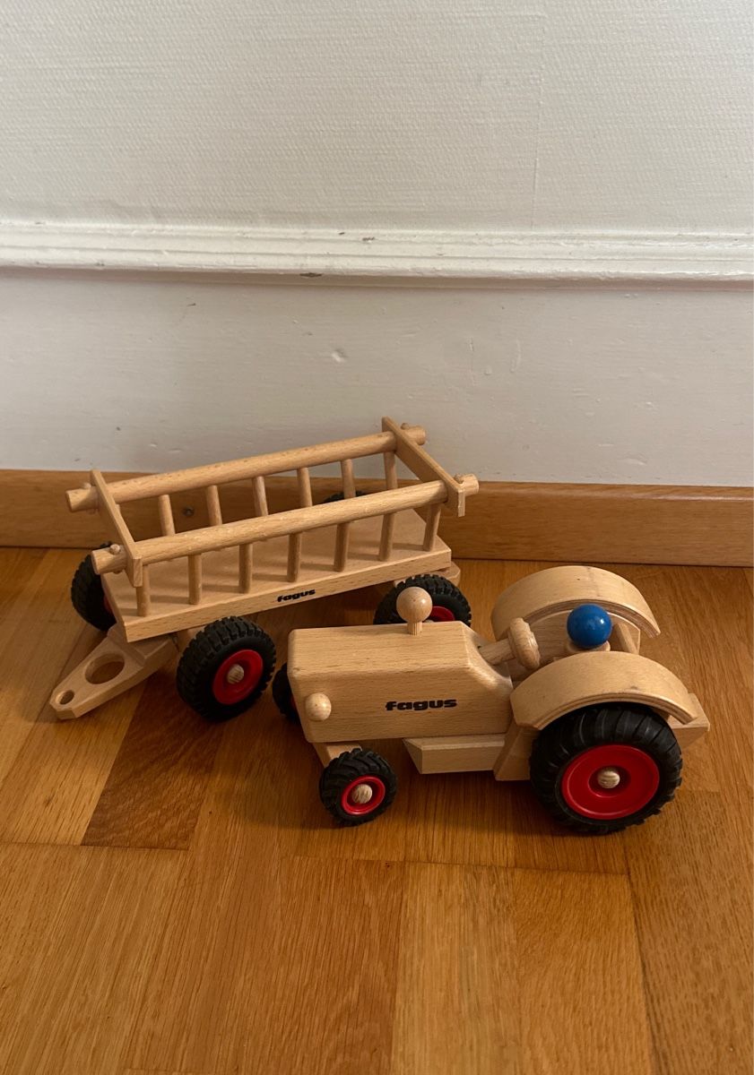Fagus Holztraktor mit Anhnger, Top Zustand (Gebraucht) in Arbon fr CHF 75   mit Lieferung auf Ricardo kaufen