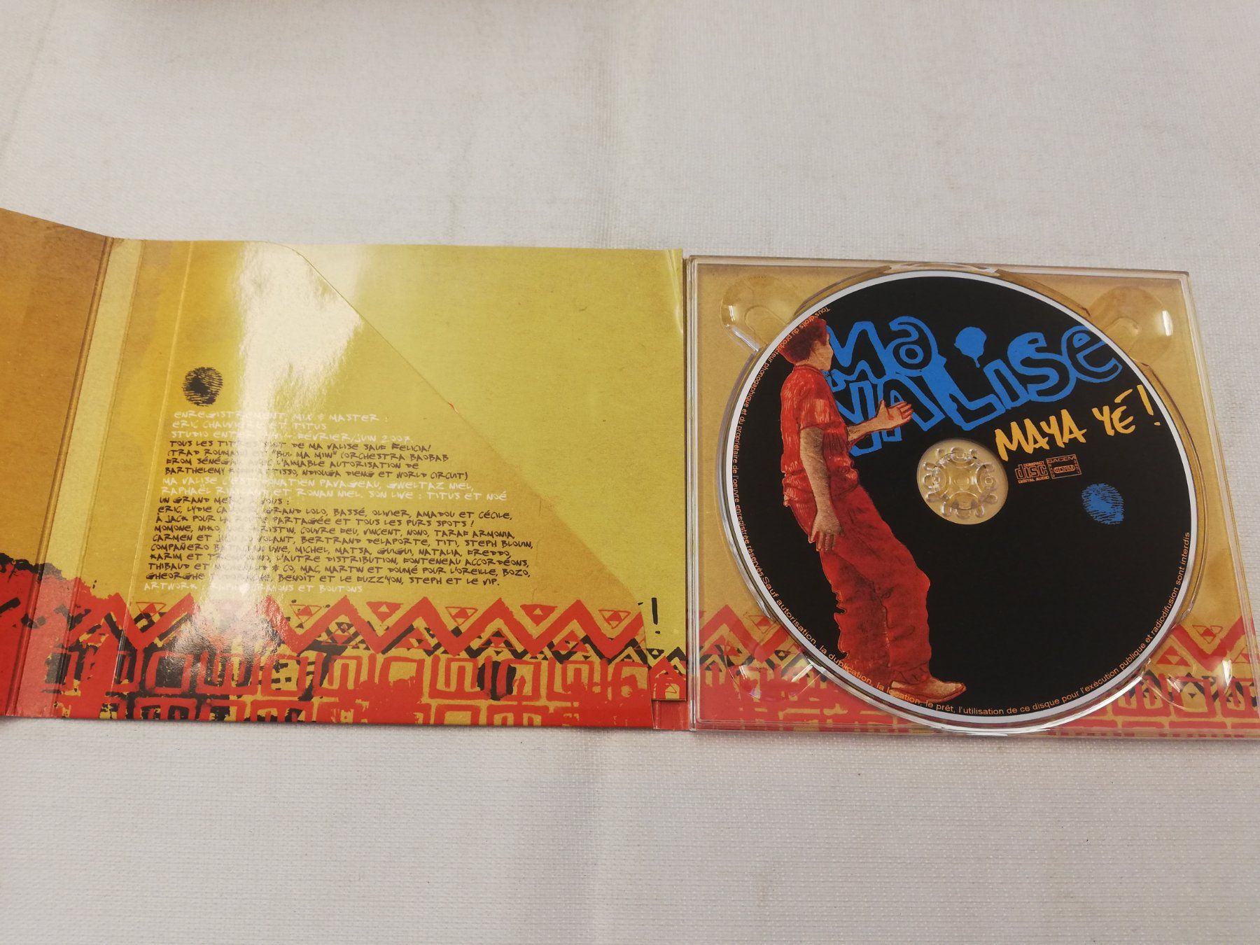 CD: MA VALISE - MAYA YE! – Usato da Bern venduto da Vinylsound.ch 2