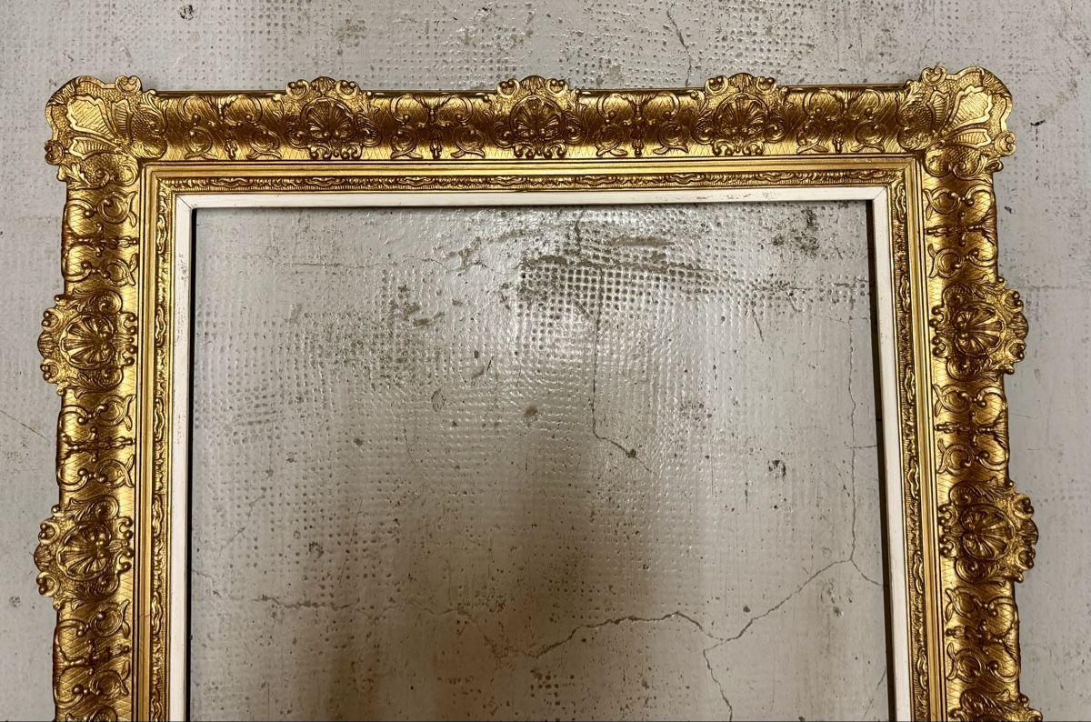 Dipinti: Cadre doré orné style baroque en bois – Usato da Genève venduto da mar_nd6c 2