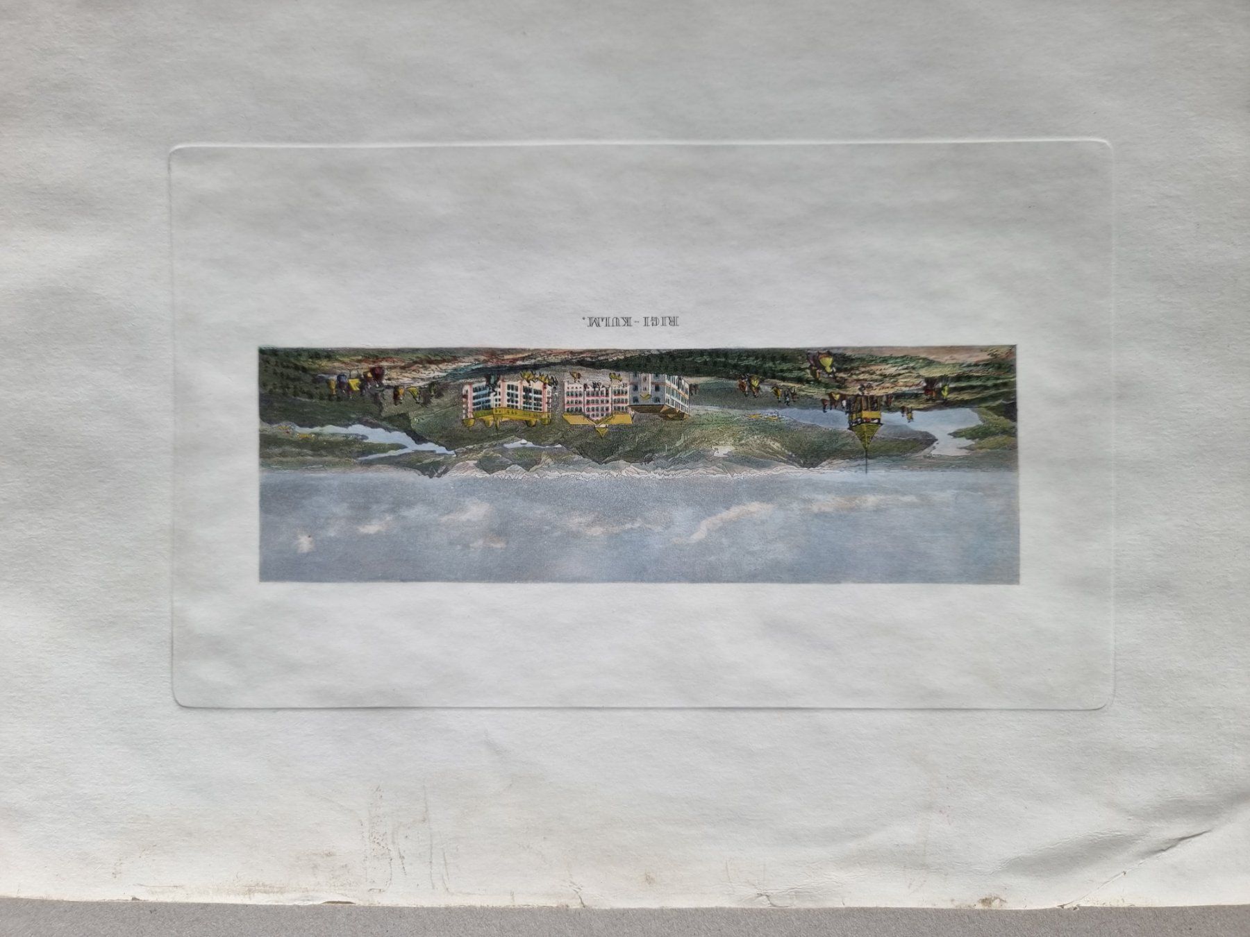 Stiche: RIGI AQUATINTA BLATTGRÖSSE CA.34X25CM – Gebraucht aus Gersau von grafik-kunst 1