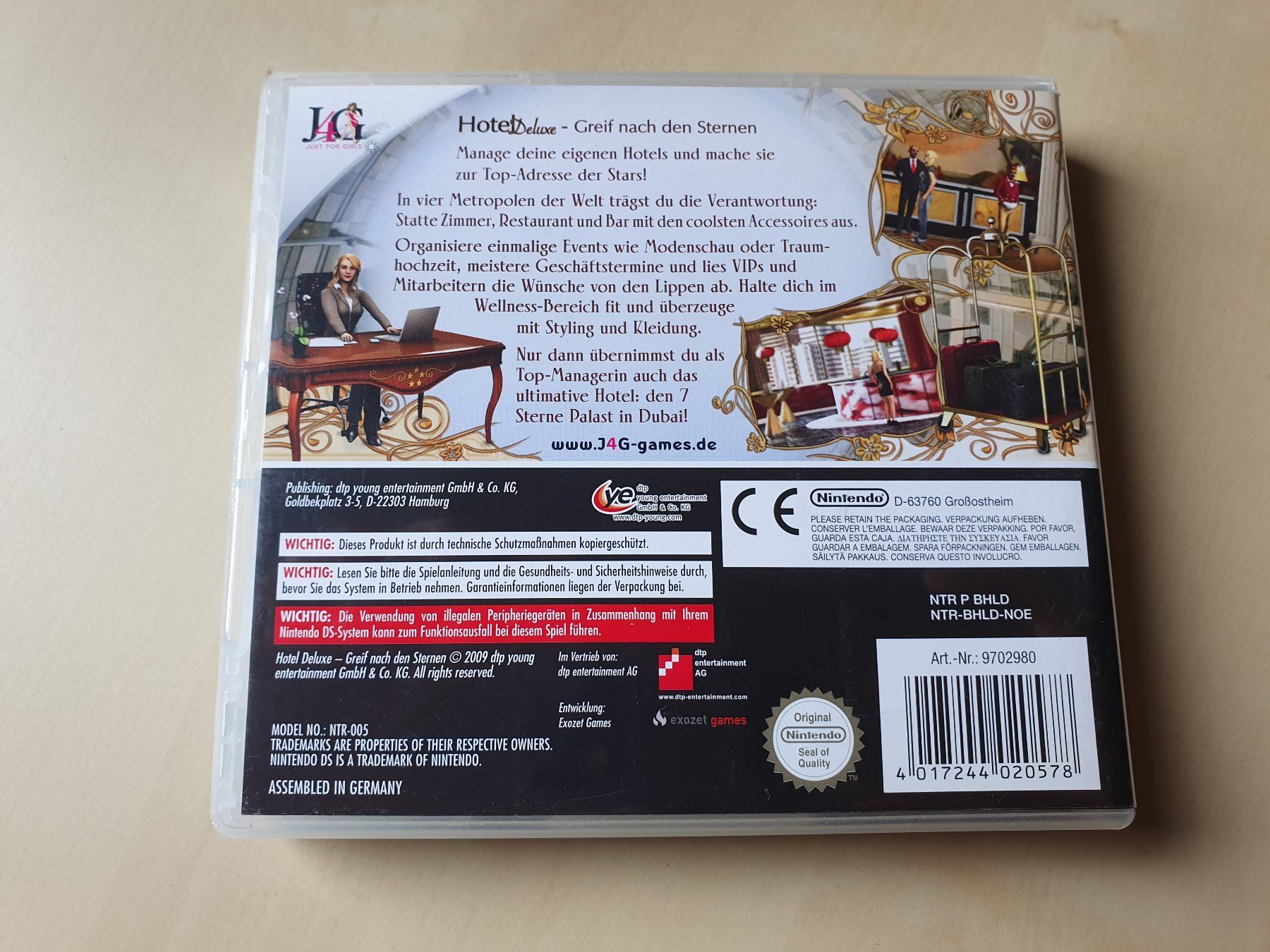 Nintendo Giochi: Hotel Deluxe – Usato da Stansstad venduto da collectorsshop 1