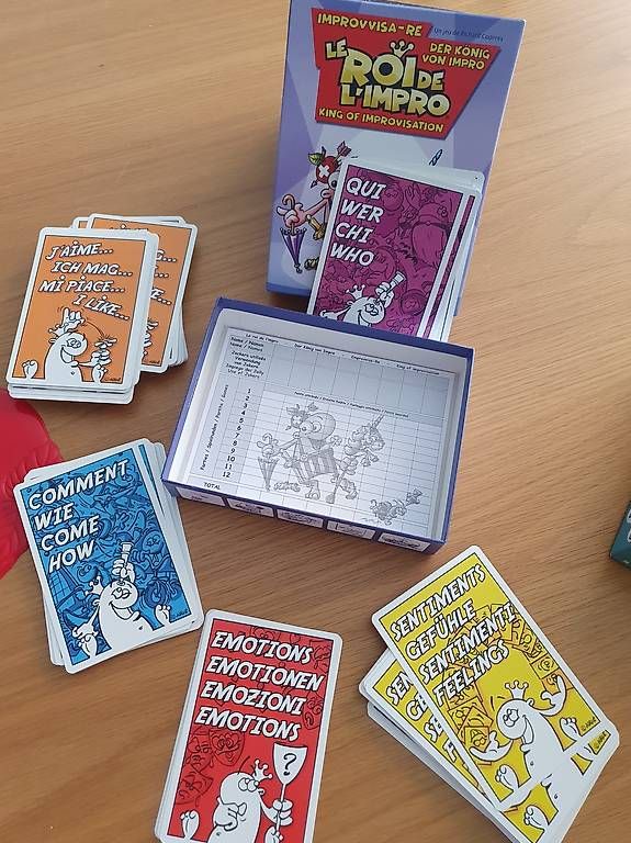 Giochi: Le Roi de l'impro, jeu de cartes – Usato da Chavornay venduto da er_yy7k 1