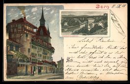 Litho Bern, Kirchenfeldbrücke, Gebäude