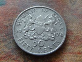 KENYA   50  Cents   1978