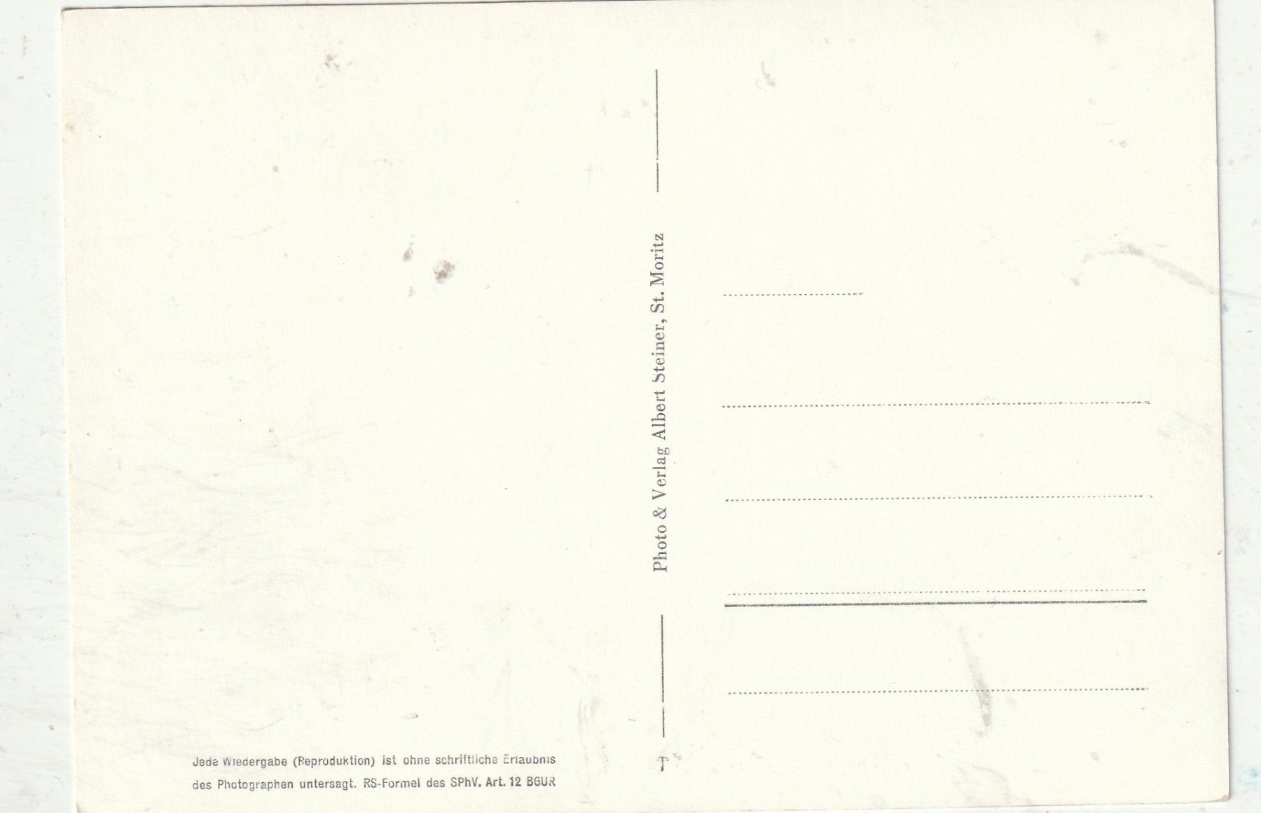 Cartoline postali: St. Morotz Teilansicht – Usato da Lumbrein venduto da made02 1