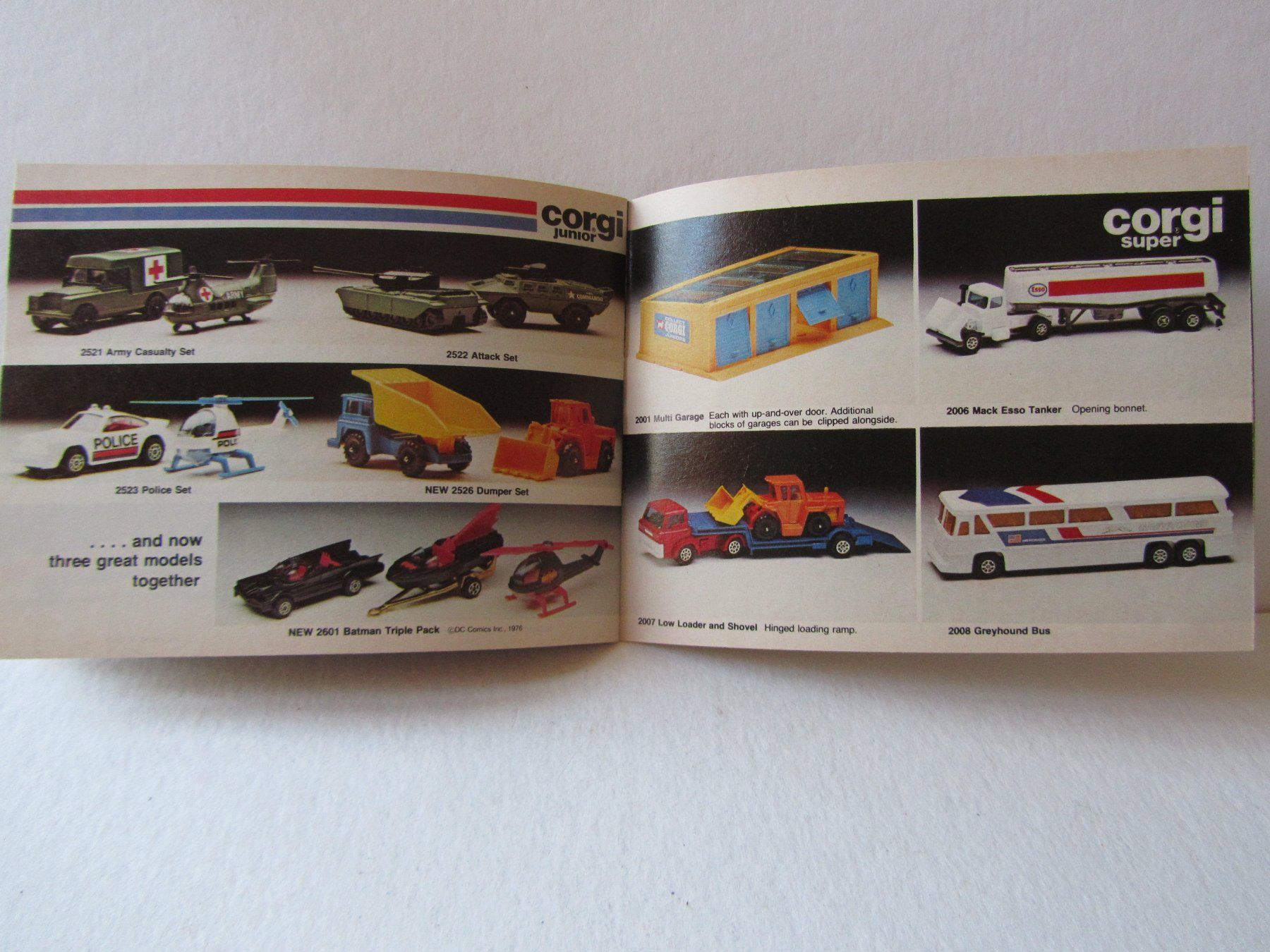 Corgi Toys Modellini d'auto: Corgi Toys- / Corgi Junior Prospekt von 1977 – Usato da Weiningen ZH venduto da dietsch57 7