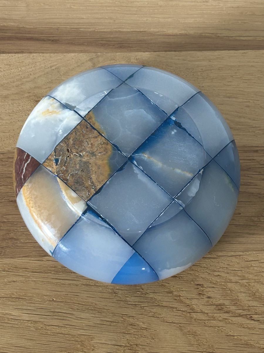 Cendriers: Edler Achat/Onyx Mosaik Aschenbecher oder Schale D 10cm – D'occasion à Wettingen par Mmccl 4