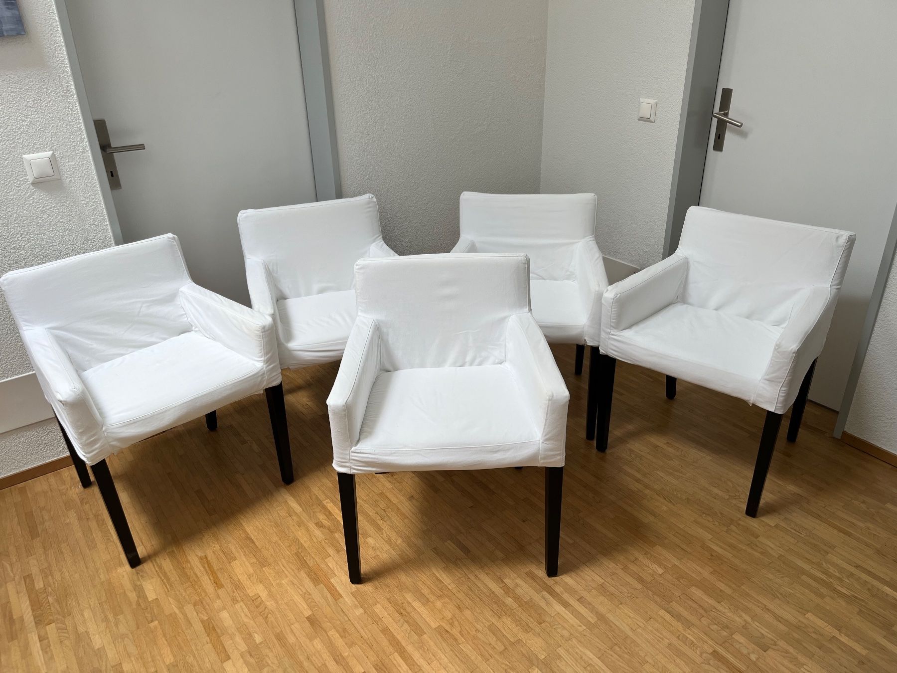 Ikea Sedie: 5 x IKEA Nils gepolsterte Essstühle – Usato da Zwingen venduto da schoggimuckibaer