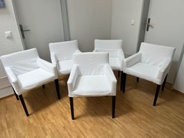 5 x IKEA Nils gepolsterte Essstühle