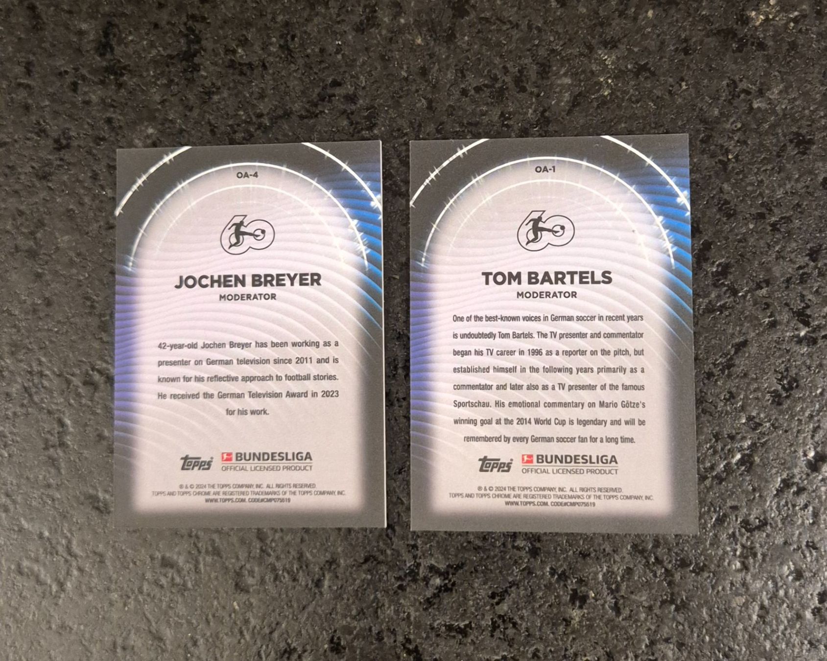 Topps Carte collezionabili: Breyer & Bartels - Moderator - Topps – Nuovo (secondo la descrizione) da Burg AG venduto da Danoe 1