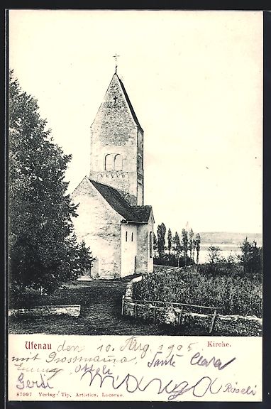 Cartes postales: AK Ufenau, Kirche – D'occasion à Berlin par bartko-reher