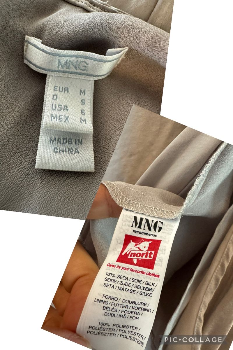 Mango Vestiti: Mango Seidenkleid  – Usato da Obfelden venduto da cesarina10 3