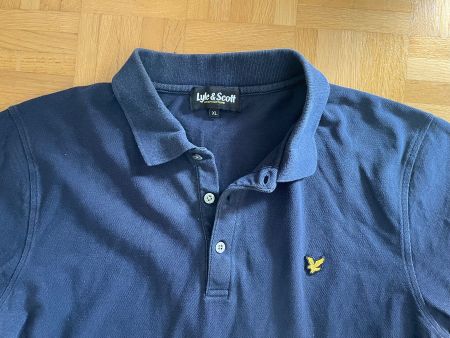 Polo-Shirt von LYLE & SCOTT, in Blau, Grösse XL