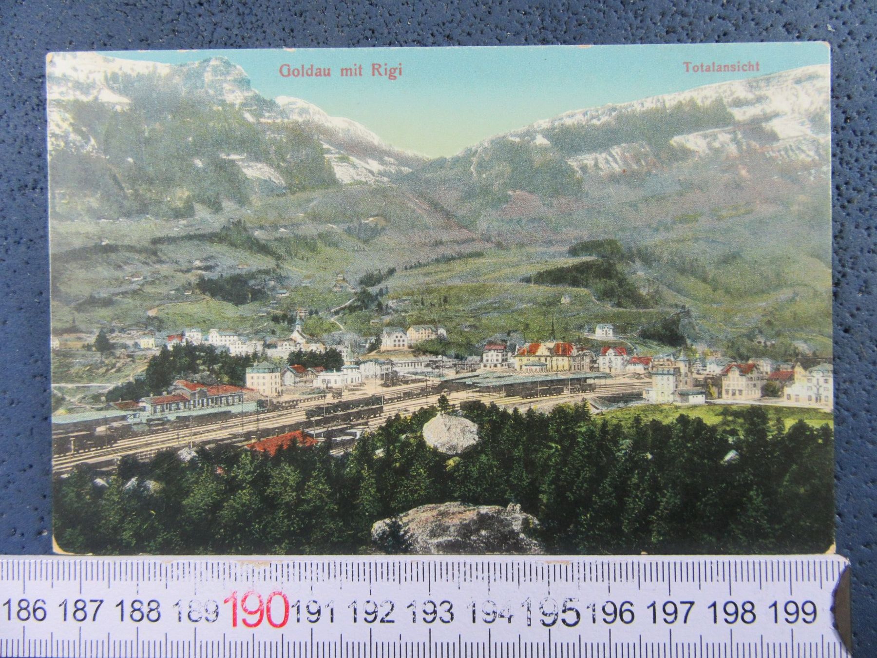 Cartoline postali: GOLDAU MIT RIGI 1915 SZ AK FELDPOST – Usato da Ettingen venduto da Hausi4711