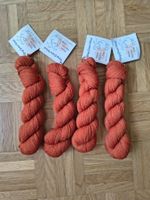 4x Rosy Green zertifizierte Bio Merino Wolle
