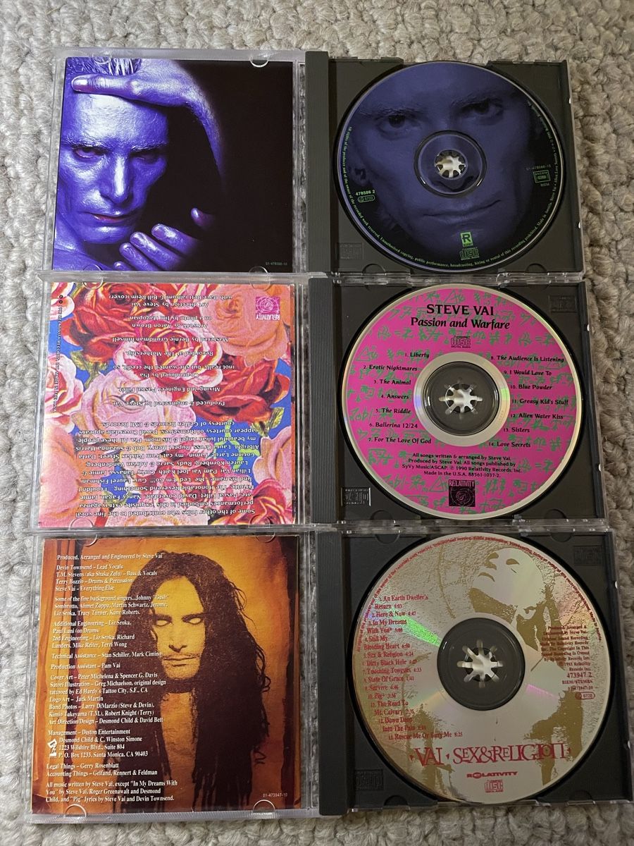 CDs: 3x Steve Vai – Gebraucht aus Reinach AG von trigger7811 1