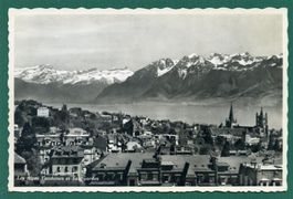 Lausanne, Les Alpes Vaudoises et Savoyardes, 1939,ungelaufen
