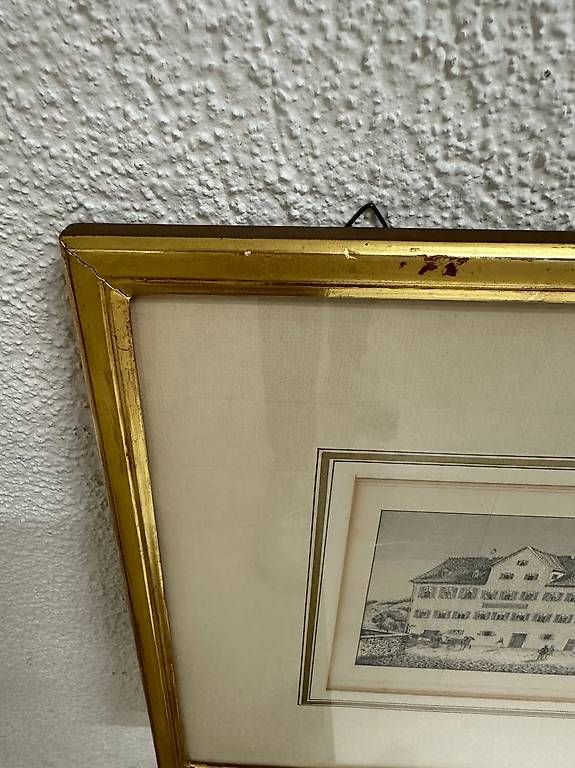 Incisioni: Antike Stahlstich "Wilhelm Spaeth Rorschach" mit Goldrahmen – Usato da Obernau venduto da Arche_Noah_Brocki 6
