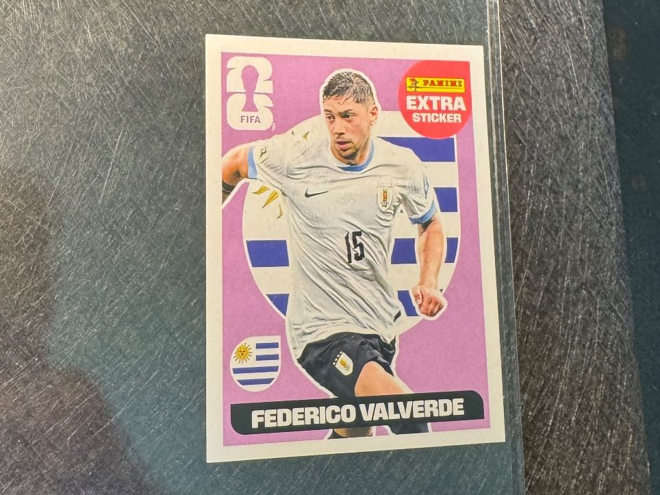 Panini Carte collezionabili: Panini WM 2026 - Extra Sticker - Federico Valverde - Regular – Nuovo e nell'imballaggio originale da Pregassona venduto da core_8