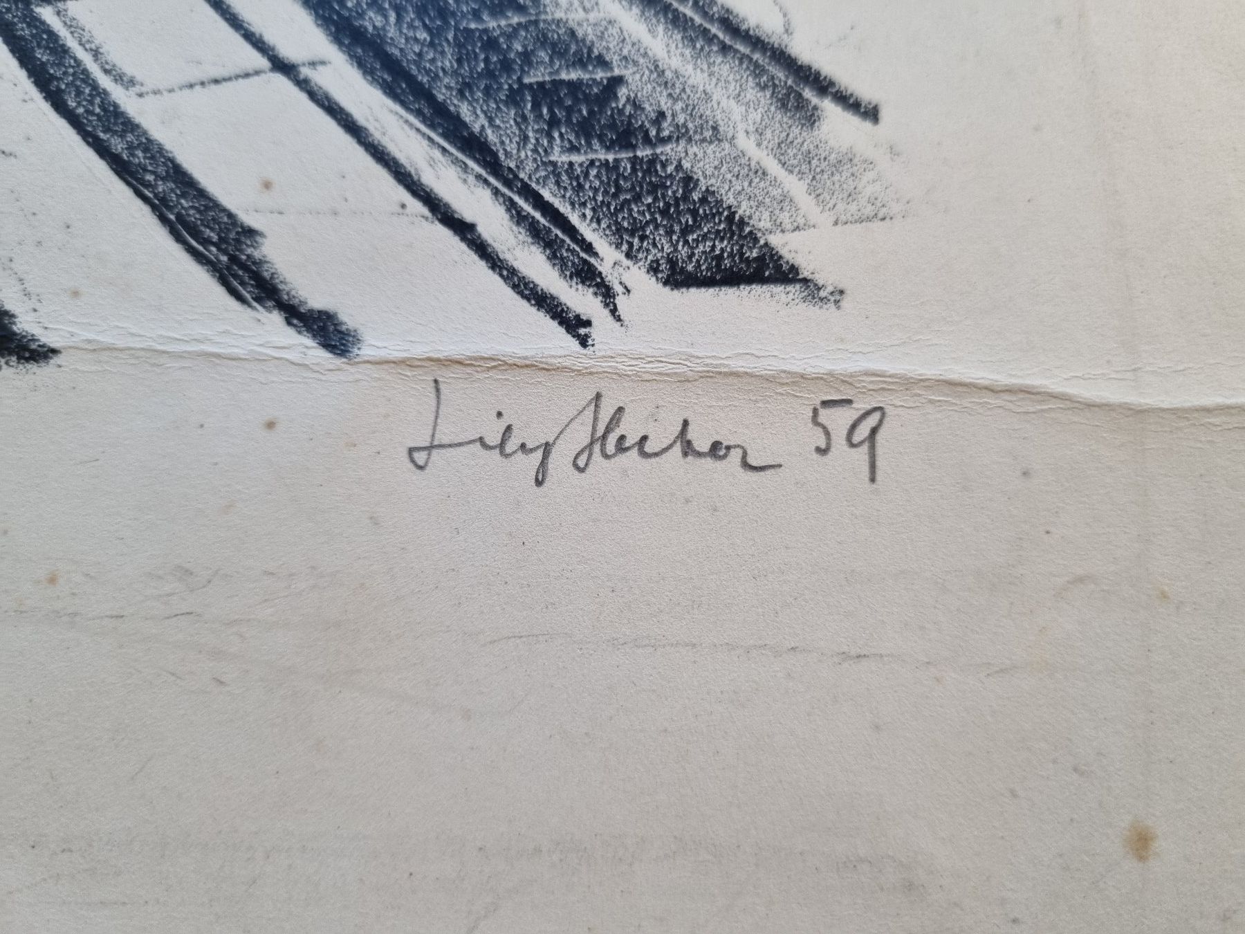 Grafica & Litografie: Original Lithographie Lily Stecher, Bahnhof, 1959! Top – Usato da Trachslau venduto da bastet06 5