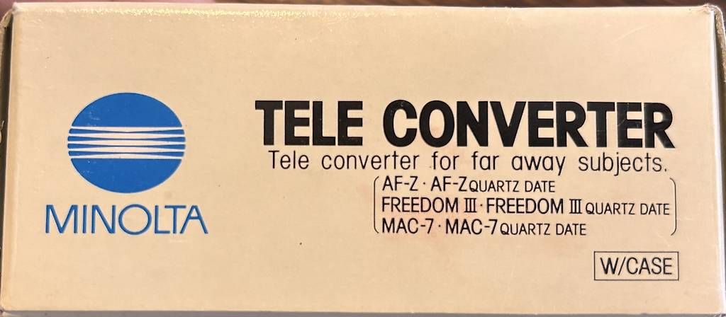Objektive: Minolta Tele Converter – Gebraucht aus Solothurn von swiss-fabi 1