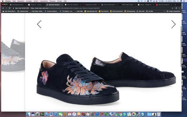 Marc Cain Scarpe da donna: Marc Cain Sneakers mit Blutenprint 36 – Nuovo e nell'imballaggio originale da Volketswil venduto da praxis12 8