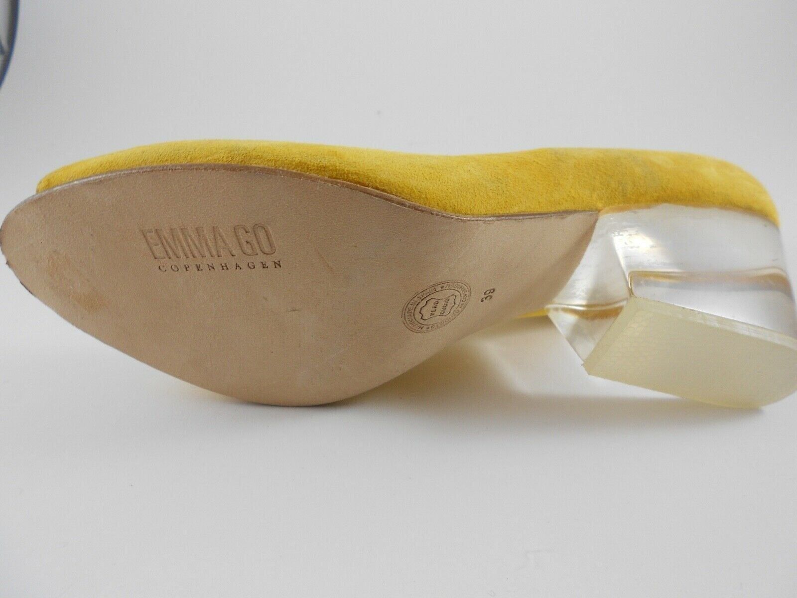 Damenschuhe: Emma Go peep toe pumps gelb Gr. 39 – Neu (gemäss Beschreibung) aus Brütten von Style-Snob 9