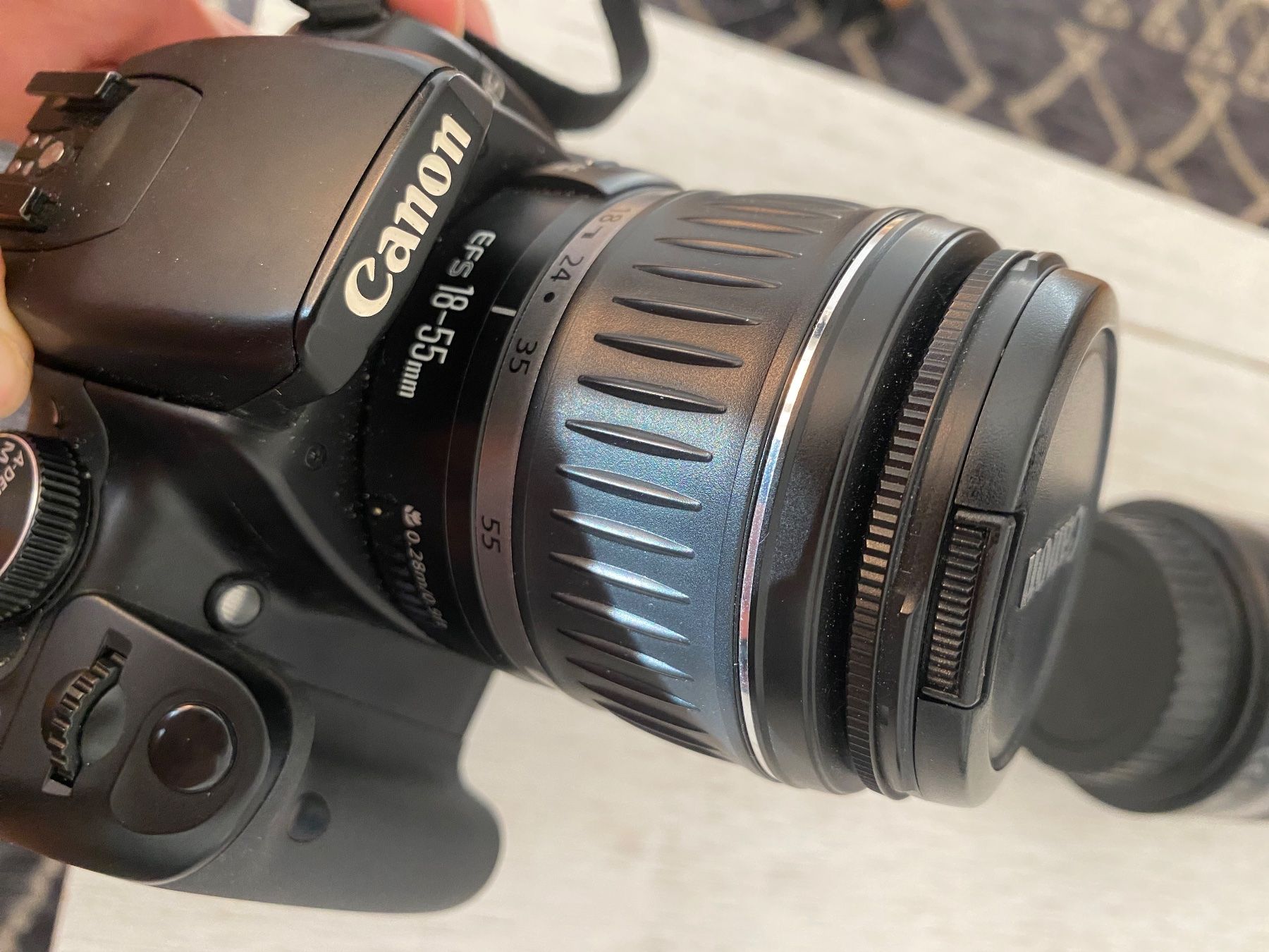Canon Fotocamera: Canon EOS 400D 18-55mm+  objectif 55-250mm – Usato da Meyrin venduto da Maiki 3