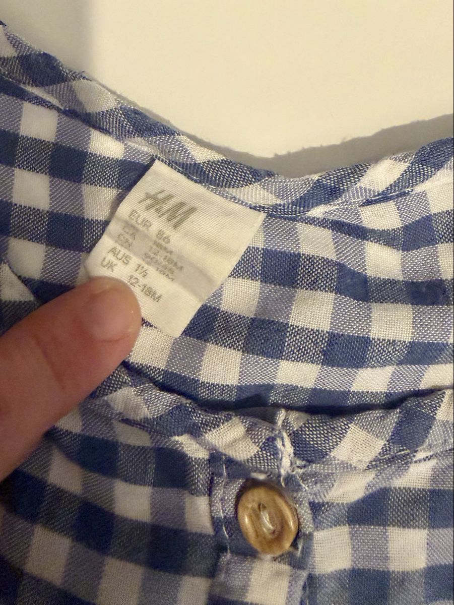 H&M Vestiti & Gonne: Kariertes Kleid, Gr 86 – Usato da Zürich venduto da Freudefant 1