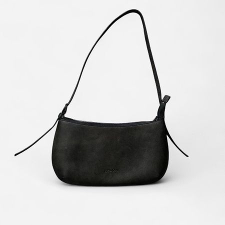 & Other Stories Black Leather Shoulder Bag