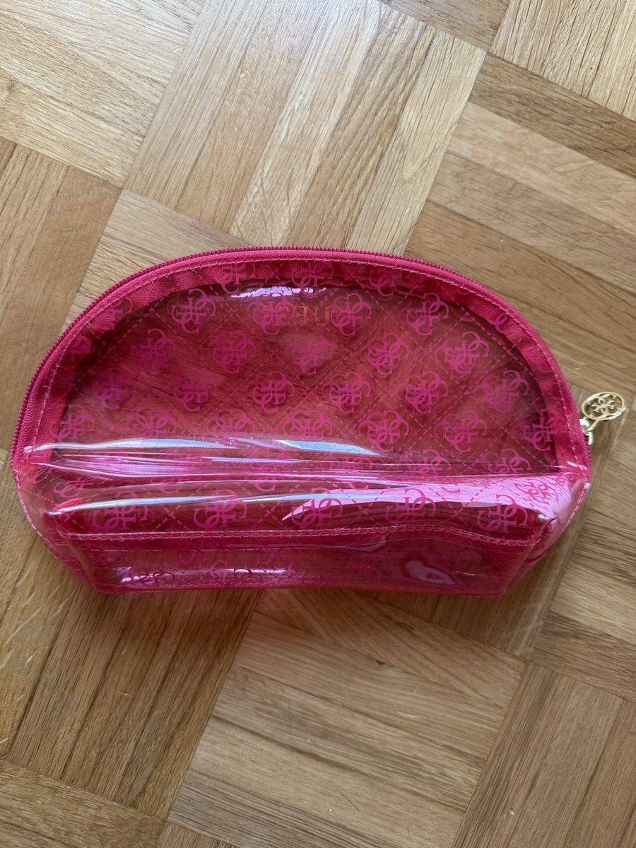 Guess Custodie per cosmetici: Guess Necessaire Rosa TransparentNeu – Nuovo (secondo la descrizione) da Watt venduto da Steffi84 1