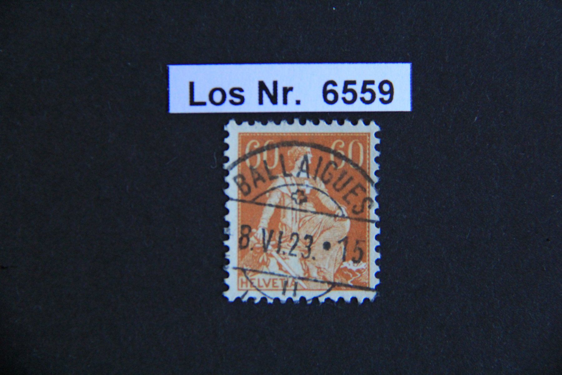 Tutti i francobolli: CH 1918 sauberer Vollstempel                        Los 6559 – Usato da Volken venduto da jukon65