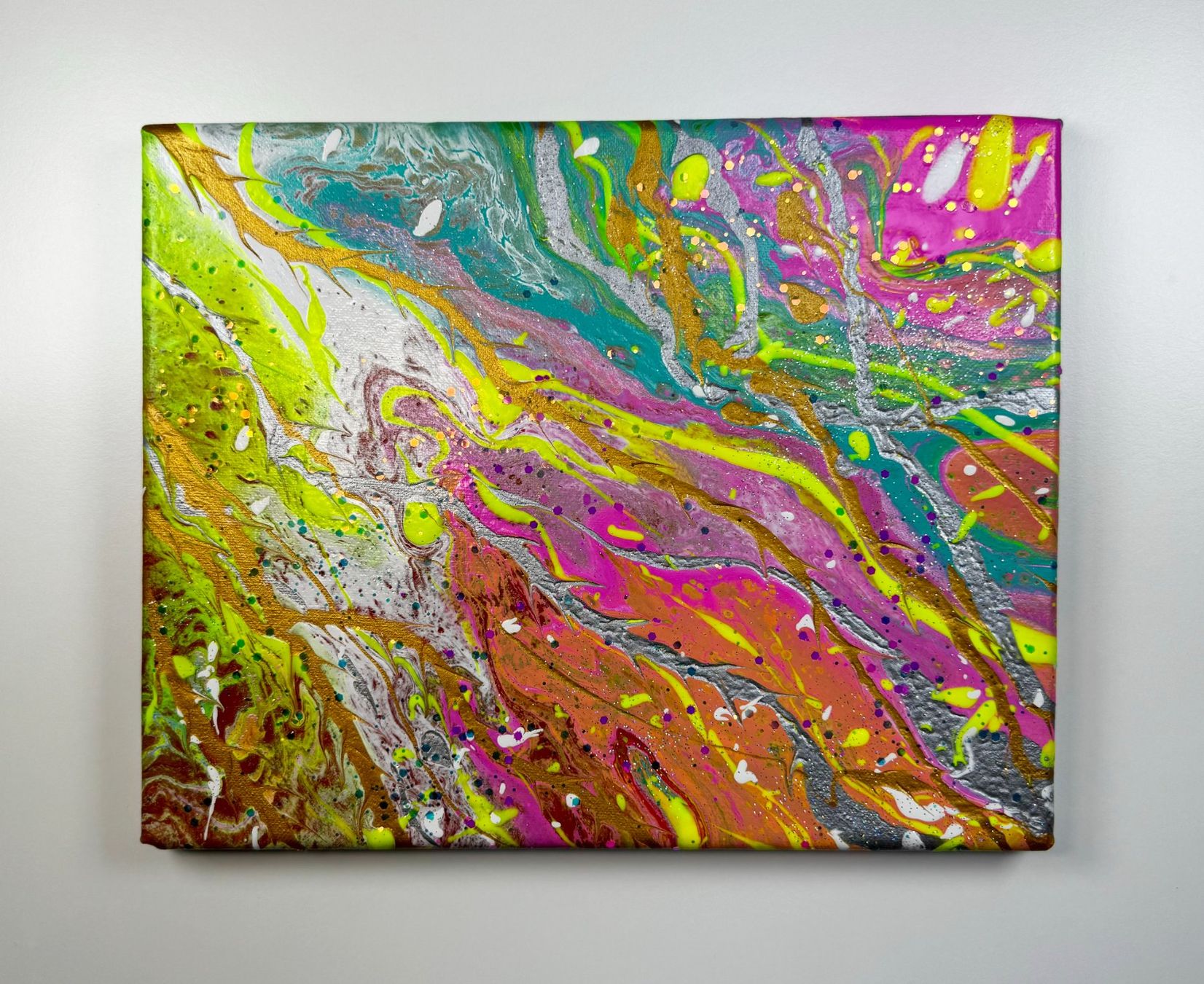 Dipinti: Acryl-Flüssigmalerei, rechteckig – Usato da Schlieren venduto da MayaSheng1983
