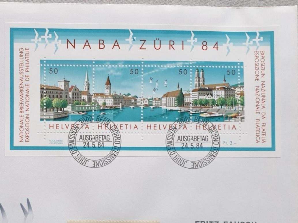 Tutti i francobolli: (463) NABA Züri 84 – Usato da Schwarzhäusern venduto da Inot3 1