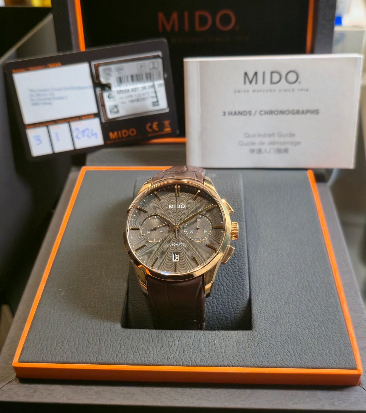 Mido Orologi: Mido Belluna II chronoragphe – Usato da La Tour-de-Peilz venduto da samygold