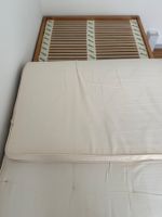 SCHWEIZER BETT 90x200 AUS MASSIVHOLZ und SAMINA SCHLAFSYSTEM
