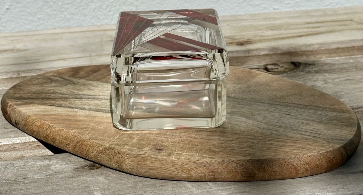 Gläser:  Mid-Century Glasdose – Gebraucht aus Kleindöttingen von lau_k778 3