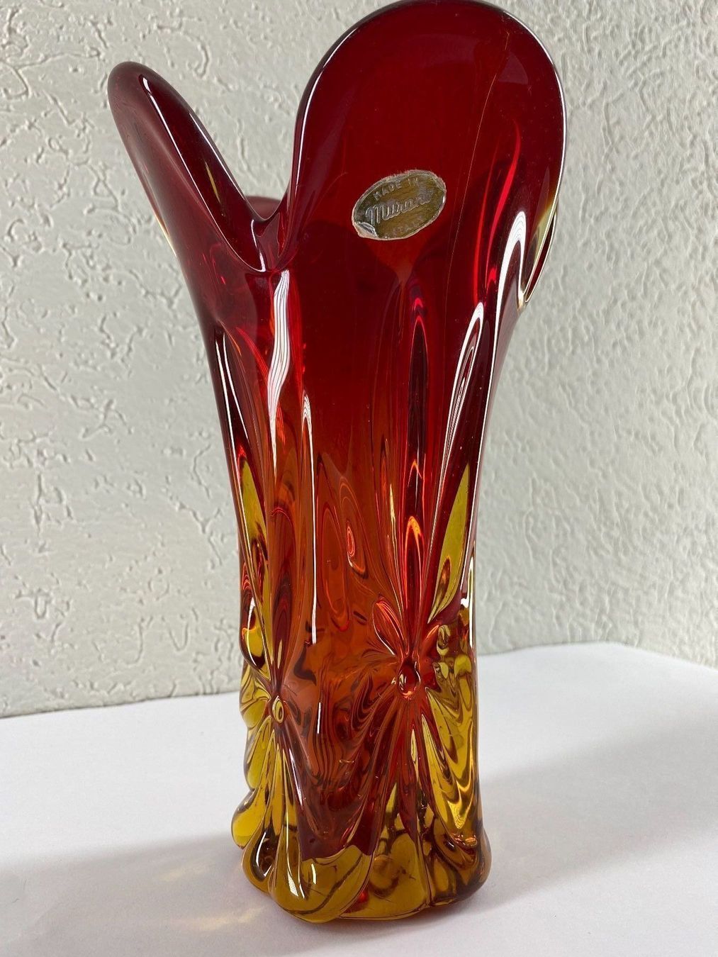 Murano Vasen & Gefässe: Grosse Murano Vase 🏺 H 25 cm mit Label – Gebraucht aus Zürich von stock4you 7