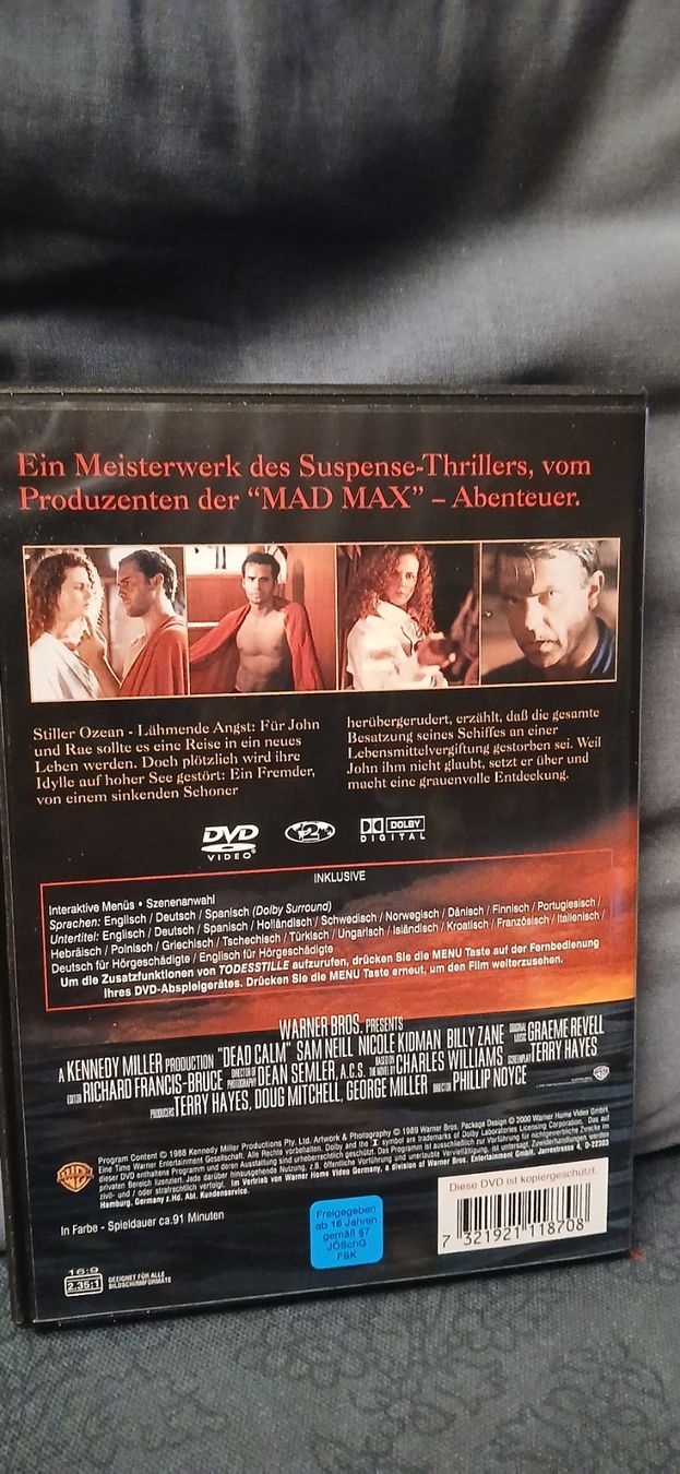 Tutti i DVDs: Todesstille (1989) - DVD – Usato da Neuenhof venduto da Naroz7 1