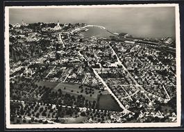AK Romanshorn, Fliegeraufnahme der Stadt
