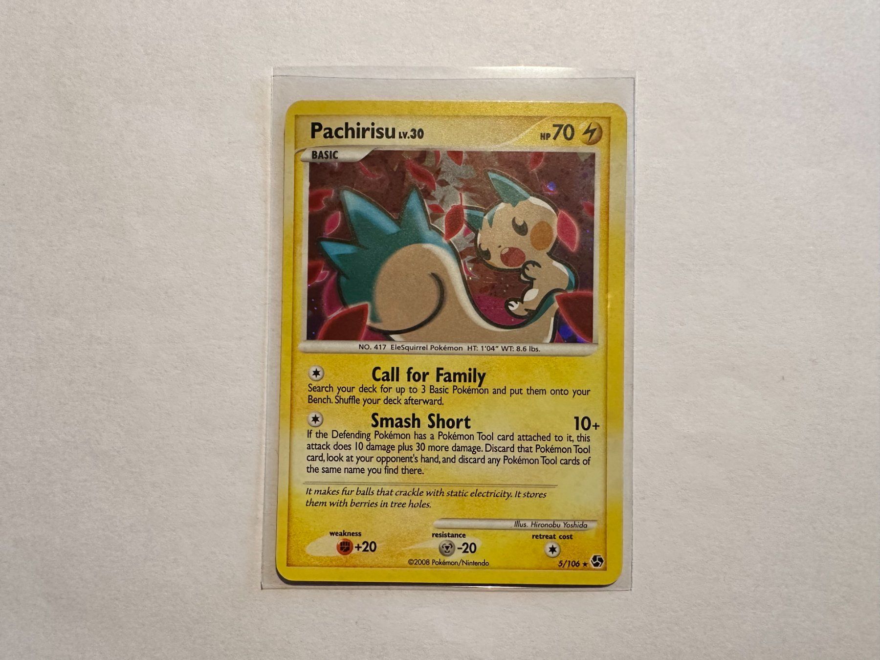 Pokémon Carte collezionabili: Pachirisu holo D&P Great Encounters EN – Usato da Hagendorn venduto da Pokecollectorch