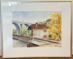 Alyne LAVOIE (XXIe) | Aquarelle Fribourg