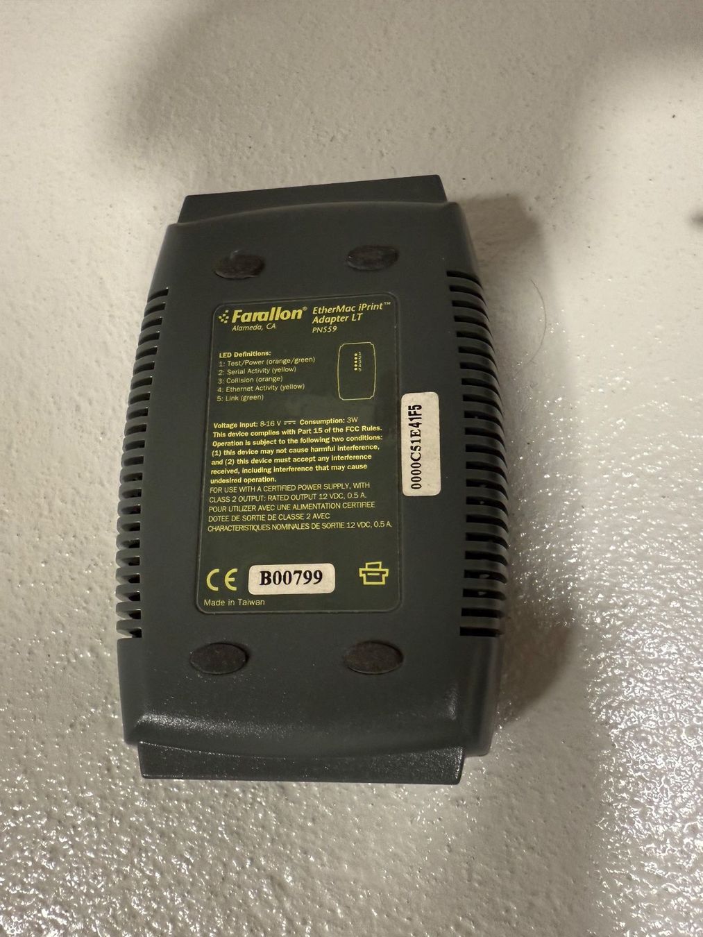 Unità & Adattatore: Farallon PN559 EtherMac iPrint Adapter LT RJ12 zu RJ45 – Usato da Zürich venduto da thomashahn 3