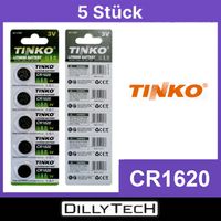 TINKO CR1620 Knopfzellenbatterie - 5 Stk.